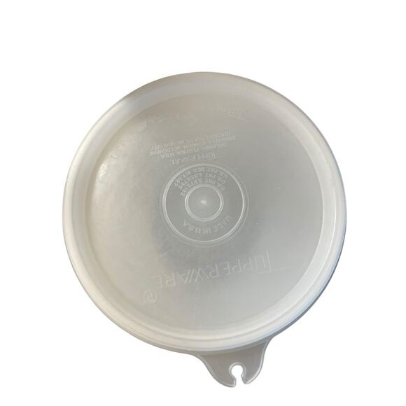 VTG Tupperware Condiment Caddy Server 757-3 Set 3 Bowls Lids & Spoons Almond - Picture 3 of 5